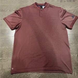 adidas Men's Burgundy golf Shirt